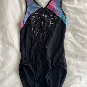 Black Bejeweled Leotard